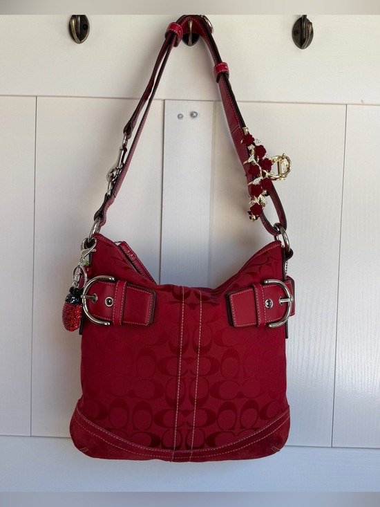 Handbags - Coach Red Shoulder Bag